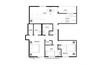 Thunderbird Apartments 3x1.5 Floor Plan